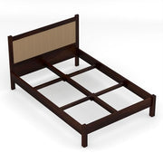 ONIJA Sheesham Wood Queen Size Bed