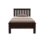 Venus Sheesham Wood Single Bed Without Storage (Walnut Finish)