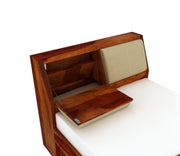 Walken Sheesham Wood Single Bed Without Storage (Honey Finish)