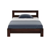 Pavlich Sheesham Wood Single Bed Without Storage (Walnut Finish)