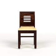 Valtor Sheesham Wood Dining Set 6 Seater (Walnut Finish)