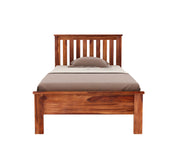 Venus Sheesham Wood Single Bed Without Storage (Honey Finish)
