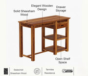 Onija Sheesham Wood Study Desk with Drawer
