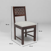 onija Sheesham Wooden 4 Dining Chair Set