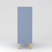 Zenvay HDMR Premium Wood Sideboard Cabinet (Slate Blue)
