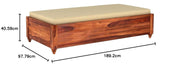 ONIJA Solid Sheesham Wood Diwan Sofa