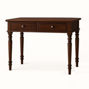 ONIJA Wood Study Desk With 2 Drawers