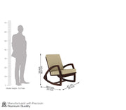 ONIJA Sheesham Wood Rocking Chair