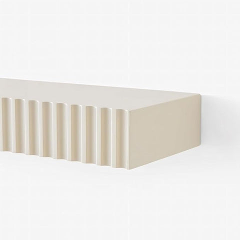 ONIJA  Wooden 12 Inch Wall Shelf for Living Room | Wall Mounted Kitchen Shelf | Wall Rack for Home Decor | Wall Mount Floating Shelves | Premium HDMR Wood, Pack of 1, White