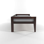 Wooden 3 Seater Sofa Bench with Cushioned Seat