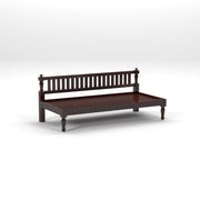 onija Wooden Couch Diwan Sofa Settee for Living Room