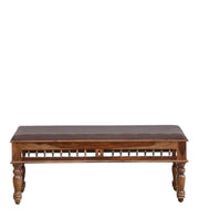 ONIJA Solid Sheesham Wood Traditional Dining Table Set of 6 Seater with Cushioned Chairs & Bench |