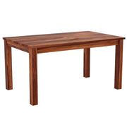 6 Seater Wooden Dining Table Set
