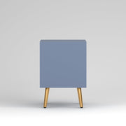 ONIJA Wooden Bedside Table for Bedroom Wooden Bed Side Nightstand Lamp Table with 2 Drawers