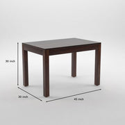 6 Seater Wooden Dining Table Set with Bench