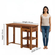 Onija Sheesham Wood Study Desk with Drawer
