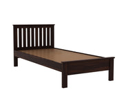 Venus Sheesham Wood Single Bed Without Storage (Walnut Finish)