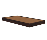 Bryan Sheesham Wood Single Bed Without Storage (Walnut Finish)