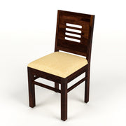 Valtor Sheesham Wood Dining Set 6 Seater (Walnut Finish)