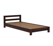 Pavlich Sheesham Wood Single Bed Without Storage (Walnut Finish)