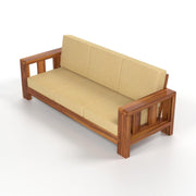 ONIJA  Sheesham Wood Sofa Set 5 Seater Finish: Honey