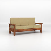 Wooden 5 Seater Sofa Set with Coffee Table