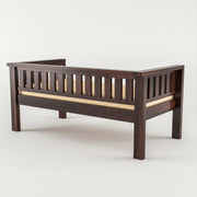 ONIJA Wooden 6 Seater Sofa Set with Coffee Table Walnut Type: 2+2+2,