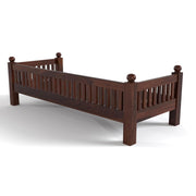 ONIJA Sheesham Wood Sofa 3 Seater Sofa Diwan Bed