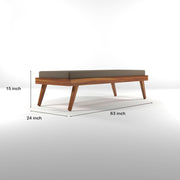ONIJA Solid Wood Sofa 3 Seater Sofa Diwan Bed (Without Mattress)