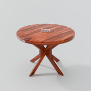 Onija Premium Round Wooden Dining Table Set 4 Seater | Dining Furniture