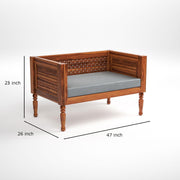 Wooden 5 Seater Sofa Set with Coffee Table