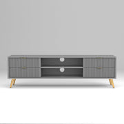 ONIJA HDMR Premium Wood TV Unit for Living Room (Grey)