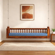 Premium Wooden Swing Sofa with Cushioned Seat