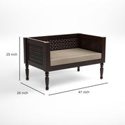 Wooden 4 Seater Sofa Set with Coffee Table