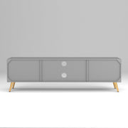 ONIJA HDMR Premium Wood TV Unit for Living Room (Grey)
