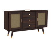 Zenthior Sheesham Wood Cabinet and Sideboard (Walnut Finish)