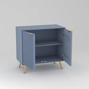 Tveshan HDMR Premium Wood Sideboard Cabinet (Slate Blue)