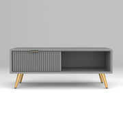 Arvitho HDMR Premium Wood Coffee Table (Grey)