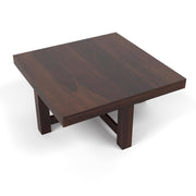 ONIJA Furniture Solid Sheesham Wood Coffee Table with 4 Stool