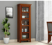 ONIJA  Solid Sheesham Wood Bookshelf for Living Room
