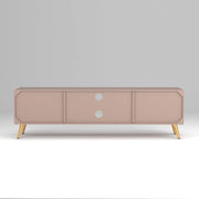 ONIJA HDMR Premium Wood TV Unit for Living Room  (Mocha Beige)