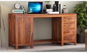 ONIJA Solid Sheesham Wood Writing Study Table