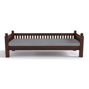 ONIJA Sheesham Wood Sofa 3 Seater Sofa Diwan Bed