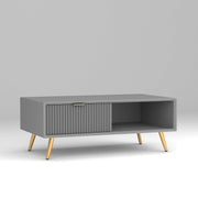 Arvitho HDMR Premium Wood Coffee Table (Grey)