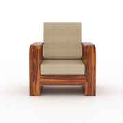 onija Sheesham Wood 1 Seater Sofa