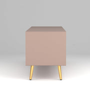 ONIJA HDMR Premium Wood TV Unit for Living Room  (Mocha Beige)