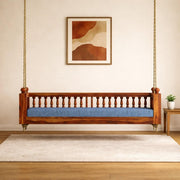 Premium Wooden Swing Sofa with Cushioned Seat