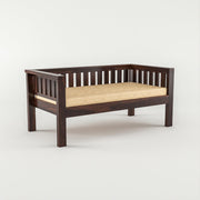 ONIJA Wooden 6 Seater Sofa Set with Coffee Table Walnut Type: 2+2+2,