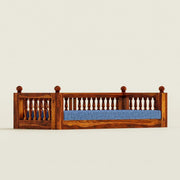 Premium Wooden Swing Sofa with Cushioned Seat