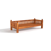 ONIJA Sheesham Wood Sofa 3 Seater Sofa Diwan Bed